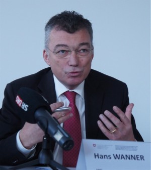 Hans Wanner beim Abschluss der IRRS-Mission.