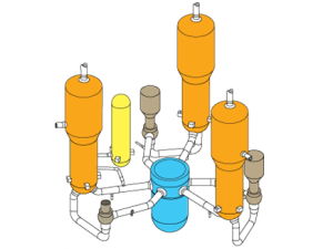 Das Reaktorkühlsystem des KKW Gösgen. (Bild: KKG)