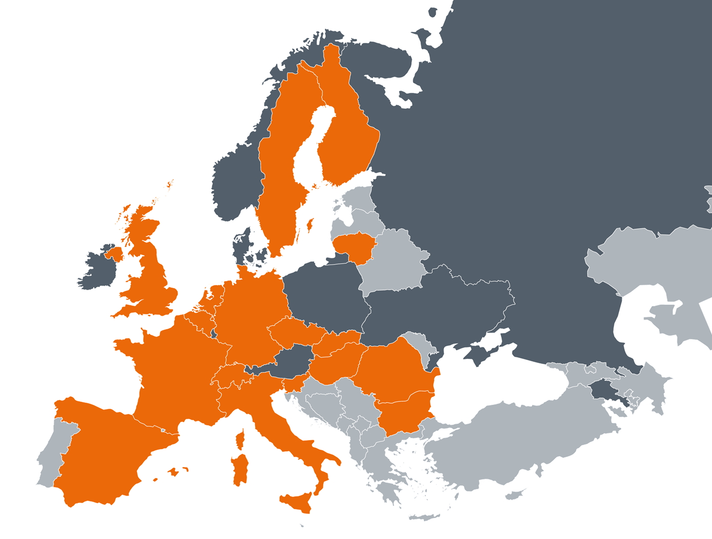 Certains membres de l’Union européenne et la Suisse ont débuté leur collaboration en matière de sécurité nucléaire en Europe en 1999. Aujourd’hui, ce sont dix-sept Etats européens qui sont membres de la WENRA. Neufs pays ont un statut d’observateur.