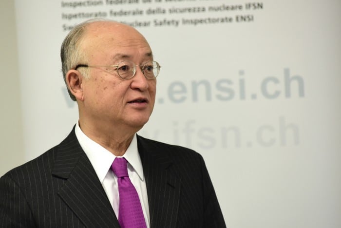 Yukiya Amano, directeur général de l’Agence internationale de l’énergie atomique (AIEA)