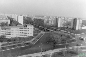 Stadt Pripjat während der Evakuierung am 27. April 1986. Die damaligen Räumlichkeiten der Schweizer Aufsichtsbehörde boten insbesondere bei Störfällen mit Freisetzung von Radioaktivität keinen ausreichenden Schutz (Quelle: http://chnpp.gov.ua).