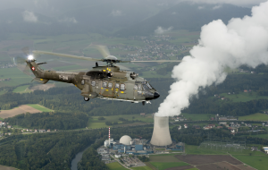 Elicotteri di detezione dell'esercito andarono a integrare l'organizzazione di misurazione (fonte: forze aeree svizzere)
